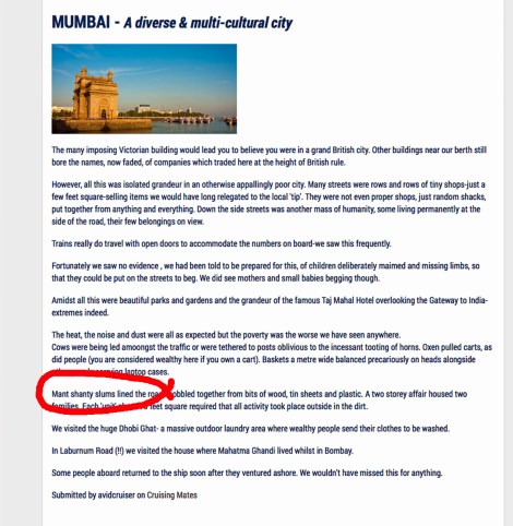 Mant Mumbai review in Cruise Select