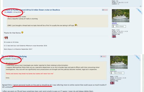 Moderator to Non Moderator