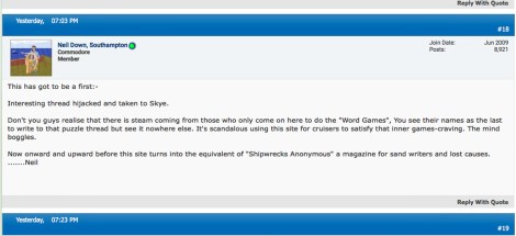 Neil Down Games rant 22 April