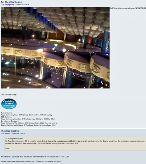 TobysGranny Upside down QE Theatre