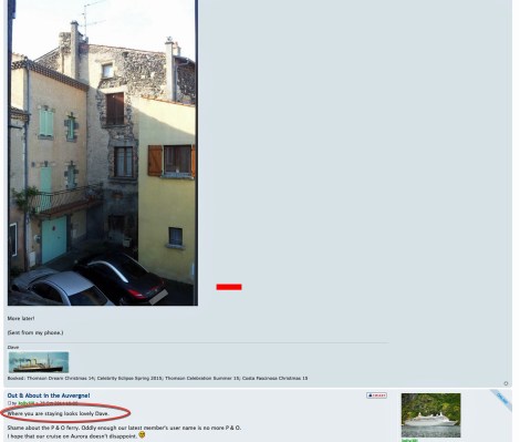 Where you are staying looks lovely Jolly J