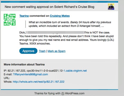 Wordpress attempt blocked redacted