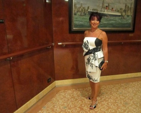 MaggieMou on board QE